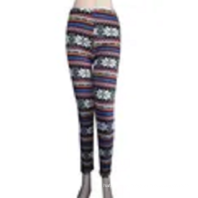 Custom 98% Polyester 2% Spandex Lady&#39;s Leggings